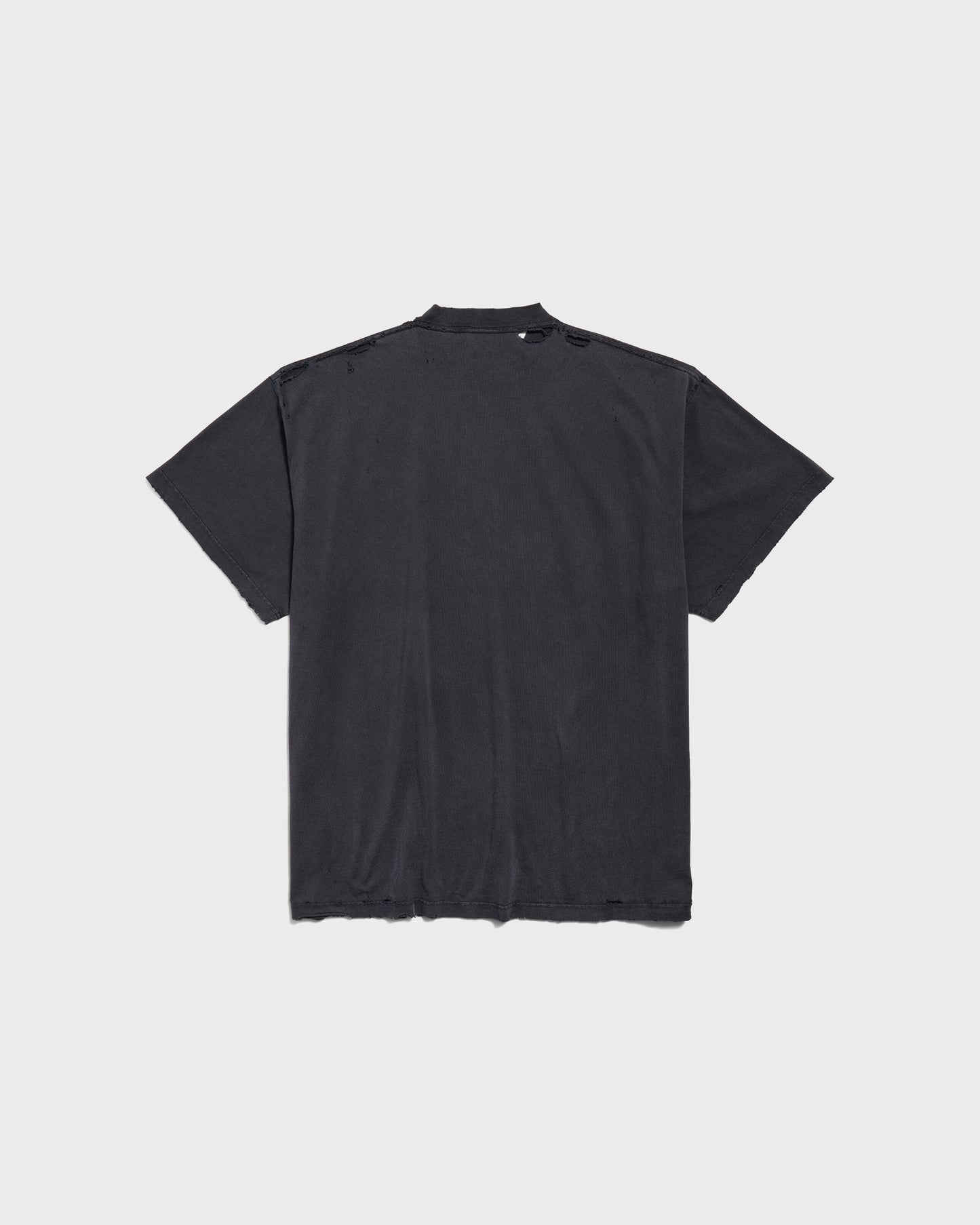 Balenciaga 3B Liquefied T-shirt Oversized Black/Grey
