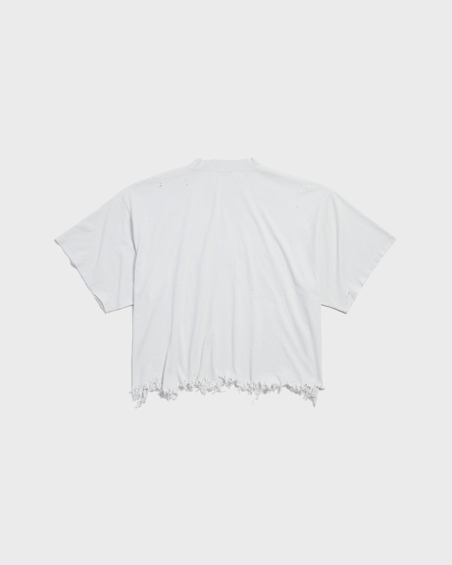 Balenciaga New Year Series 25 Cropped T-Shirt White