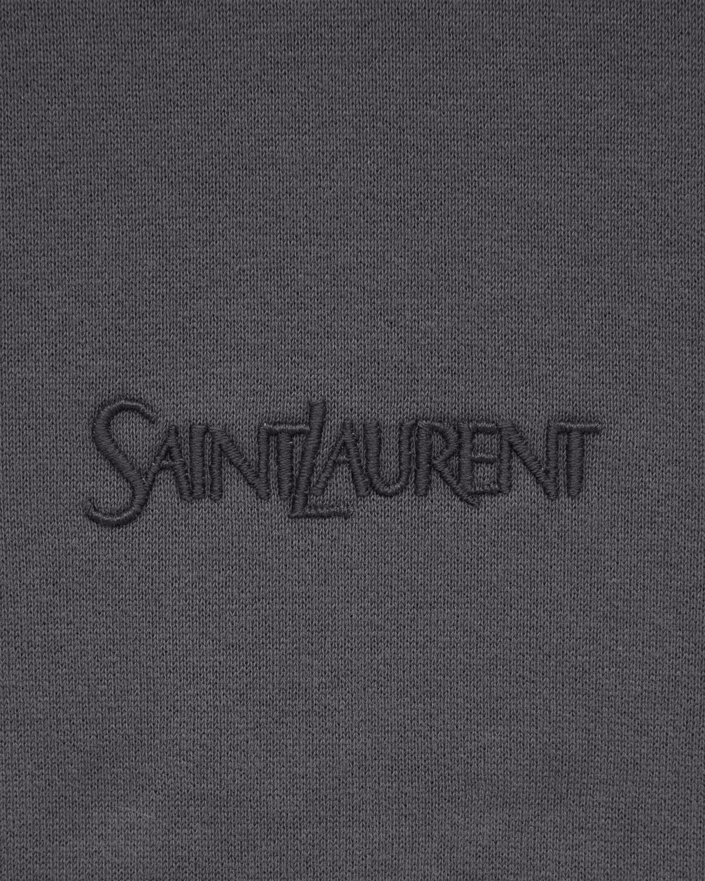 Saint Laurent Hoodie Gris Fonce