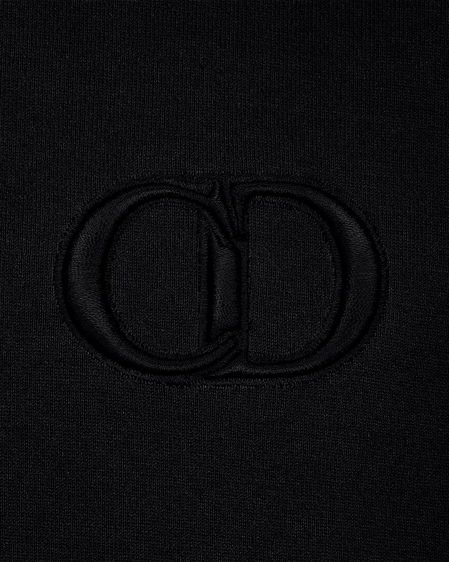 Dior Icon T-Shirt Regular Fit Black Cotton Jersey