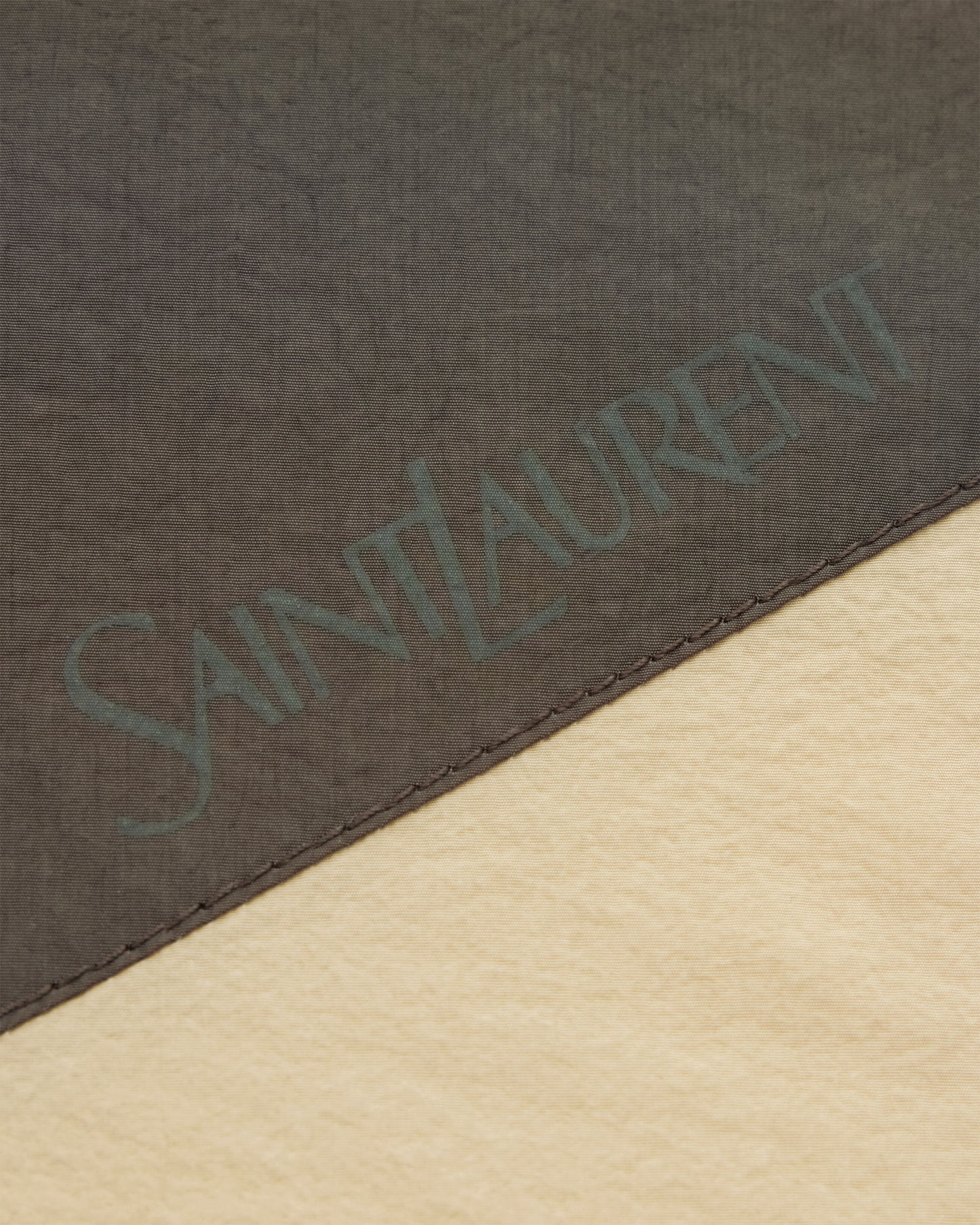 Saint Laurent Teddy Jacket Crinkled Nylon