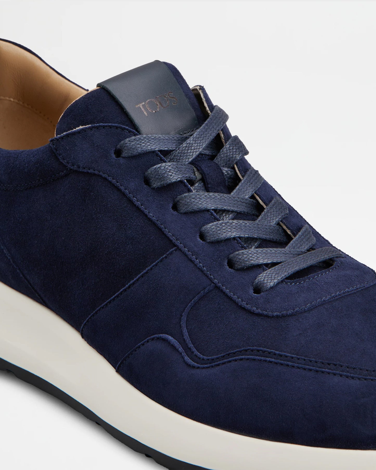Tod's Lace-Up Suede Blue