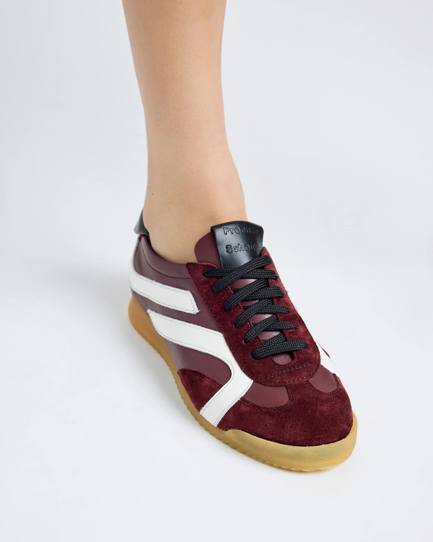 Proenza Schouler Track Oxblood/Ivory