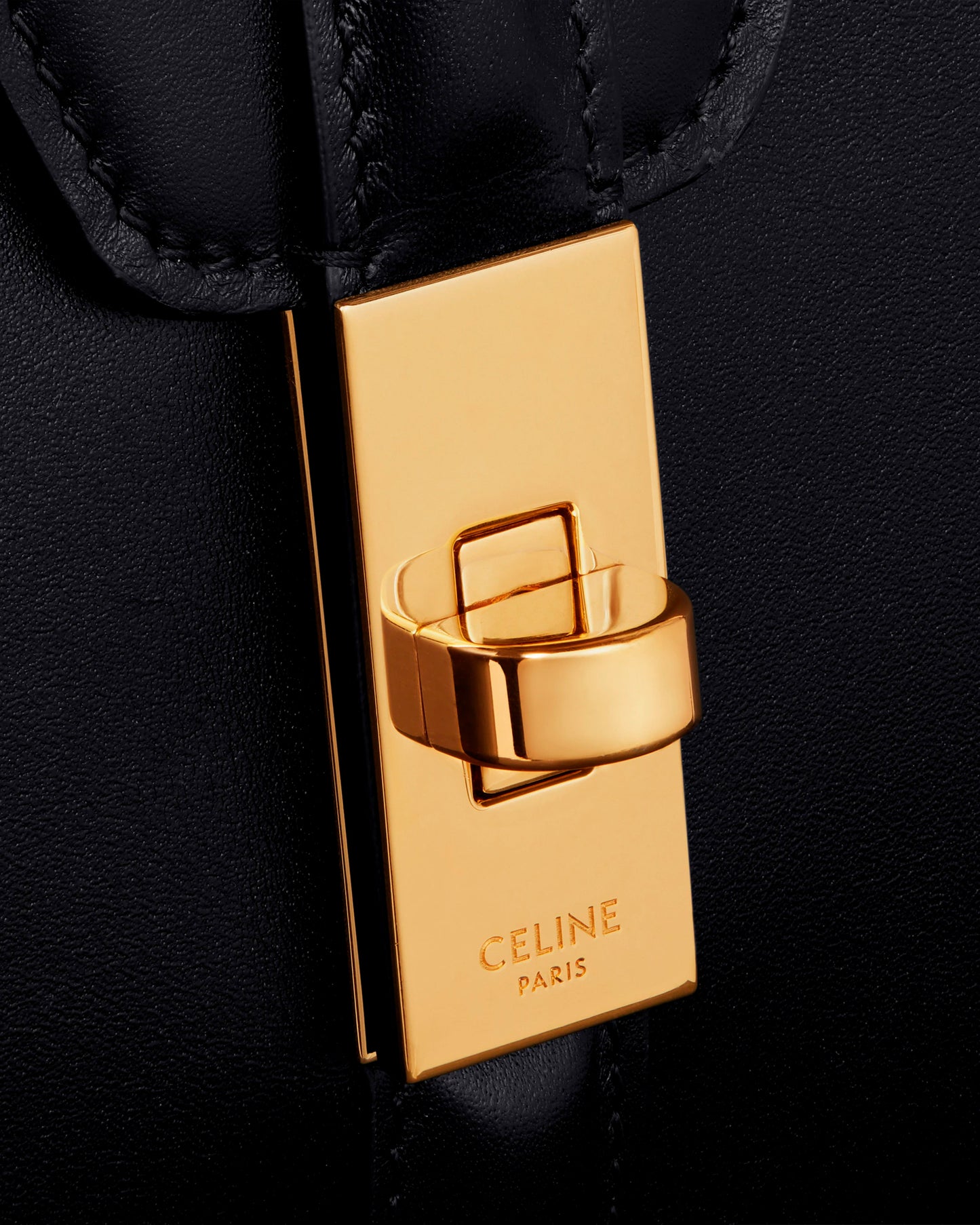 Celine Small 16 Bag Satin Calfskin Black