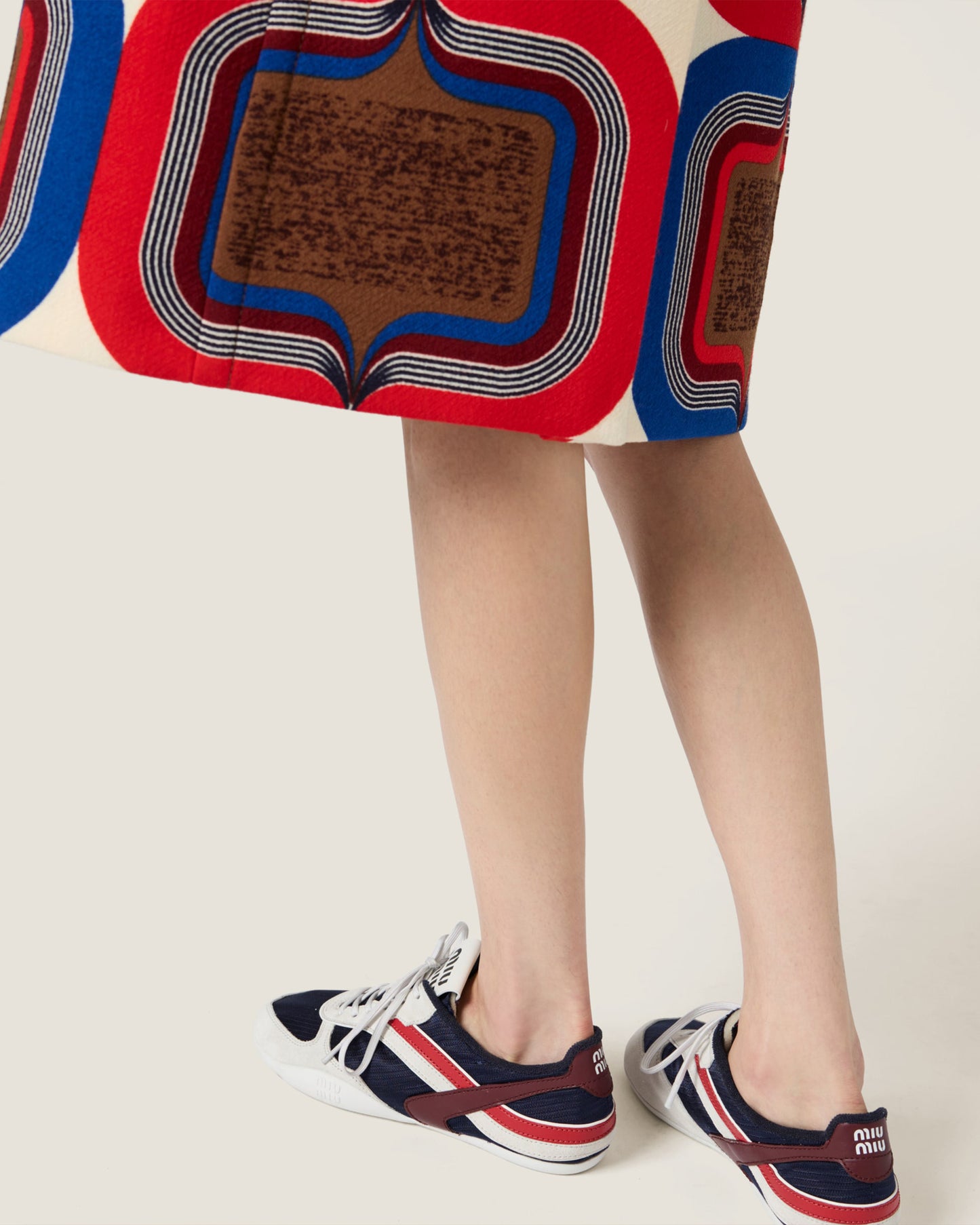 Miu Miu Gymnasium Baltic Blue/Amaranth