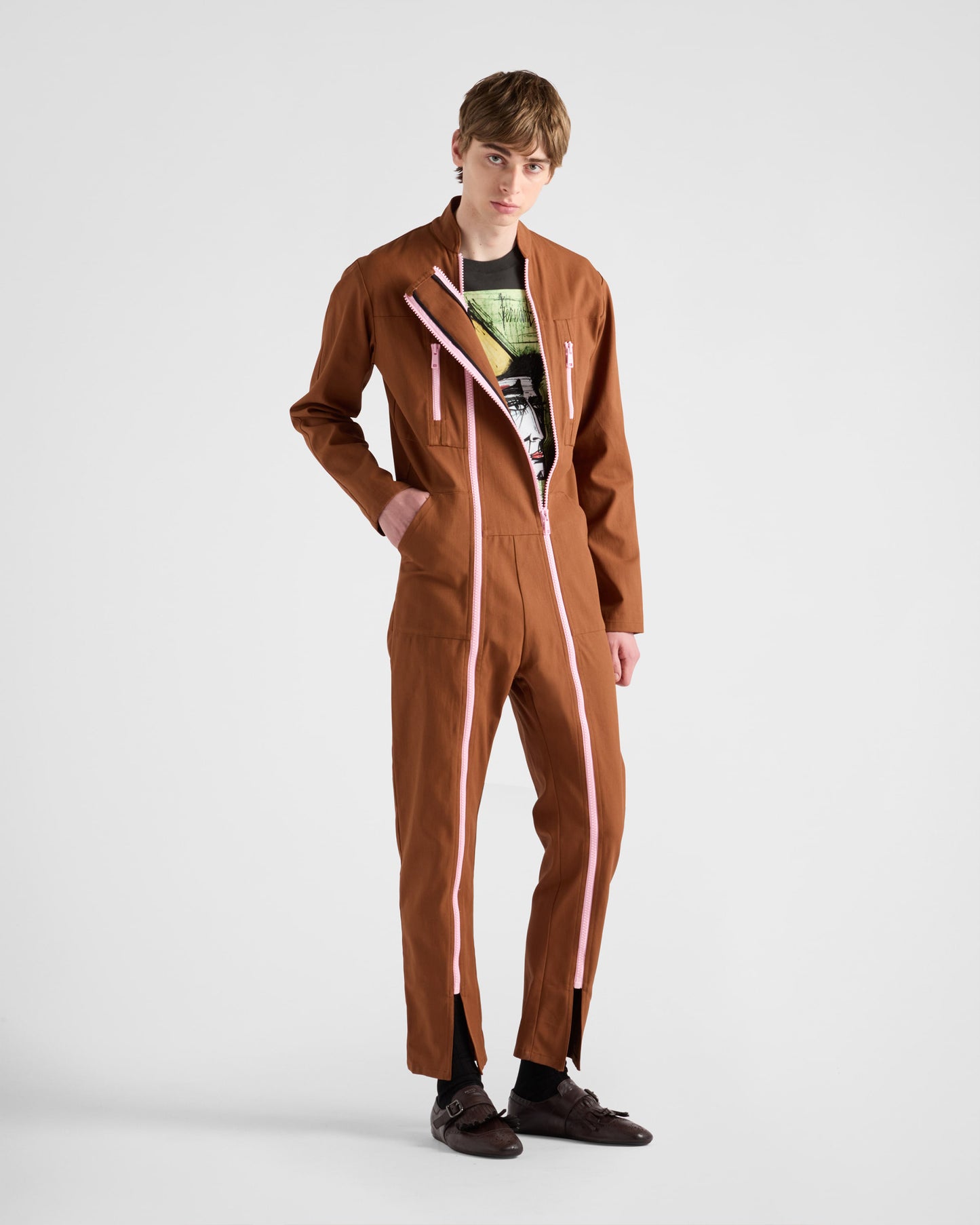 Prada Print Jersey Dark Grey/Green