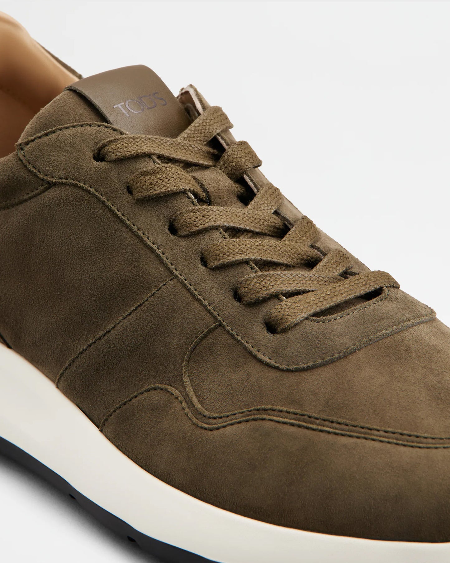 Tod's Lace-Up Suede Green