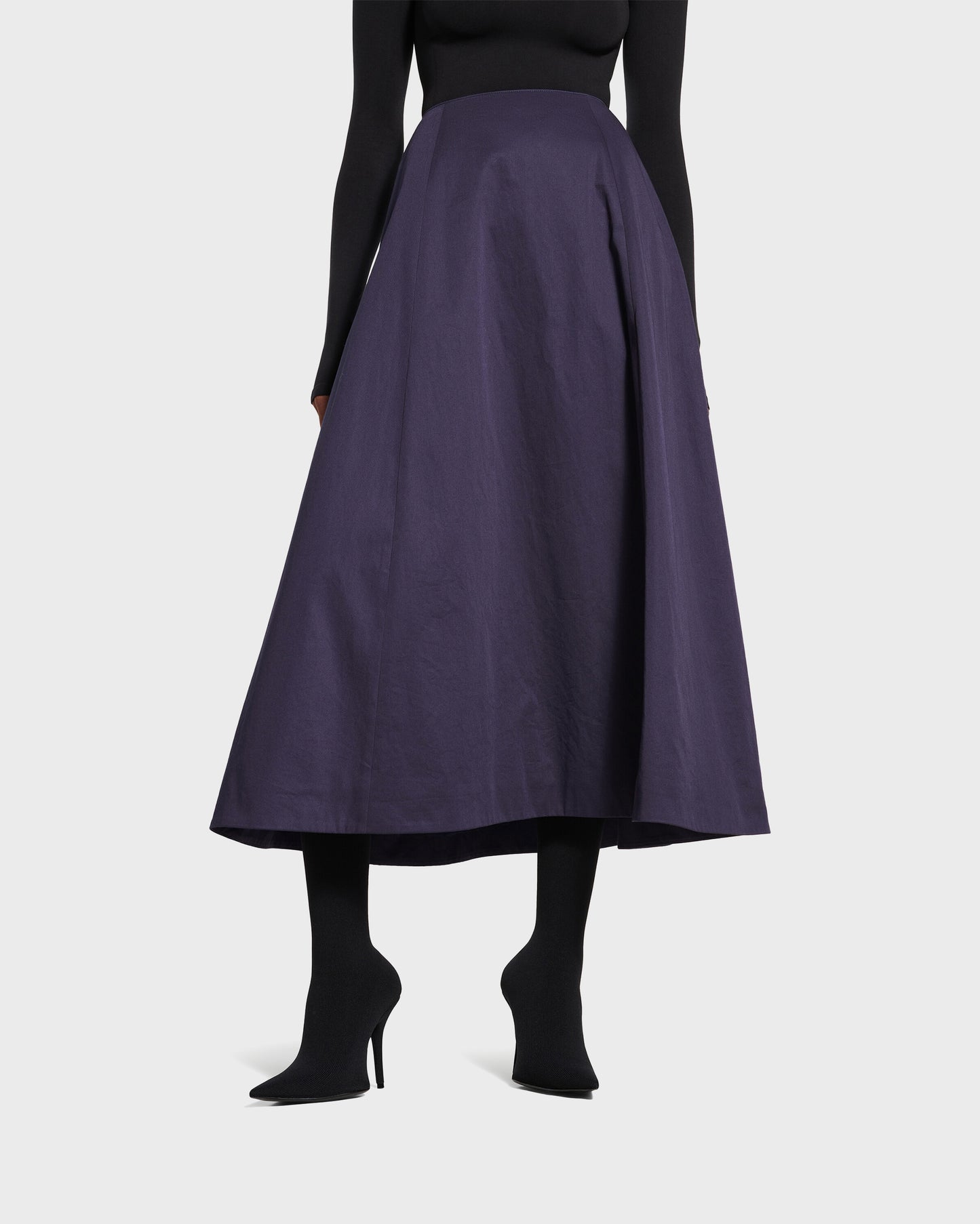 Balenciaga Midi Skirt Dark Navy