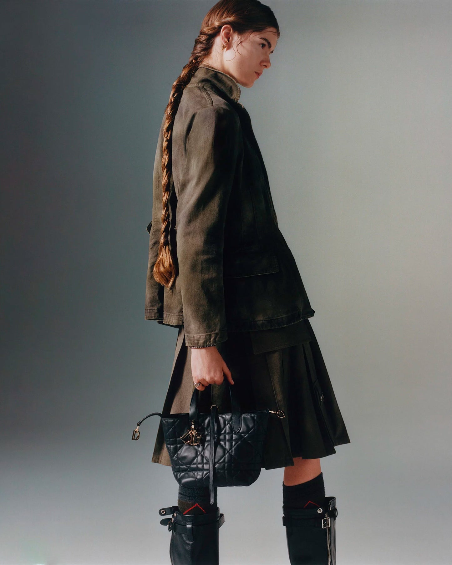 Dior Small Toujours Vertical Tote Bag