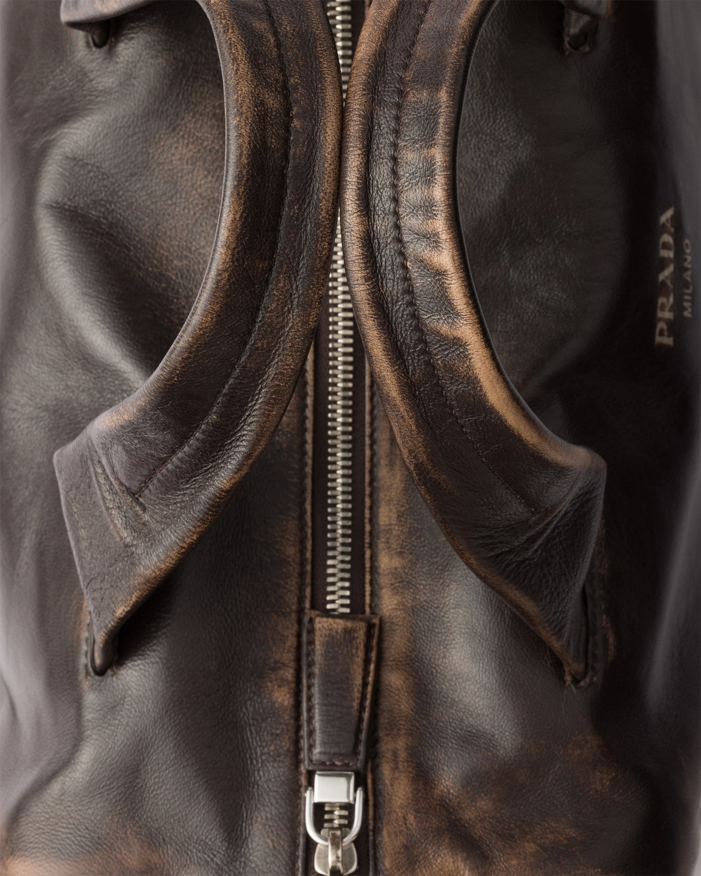 Prada Nappa Dark Brown