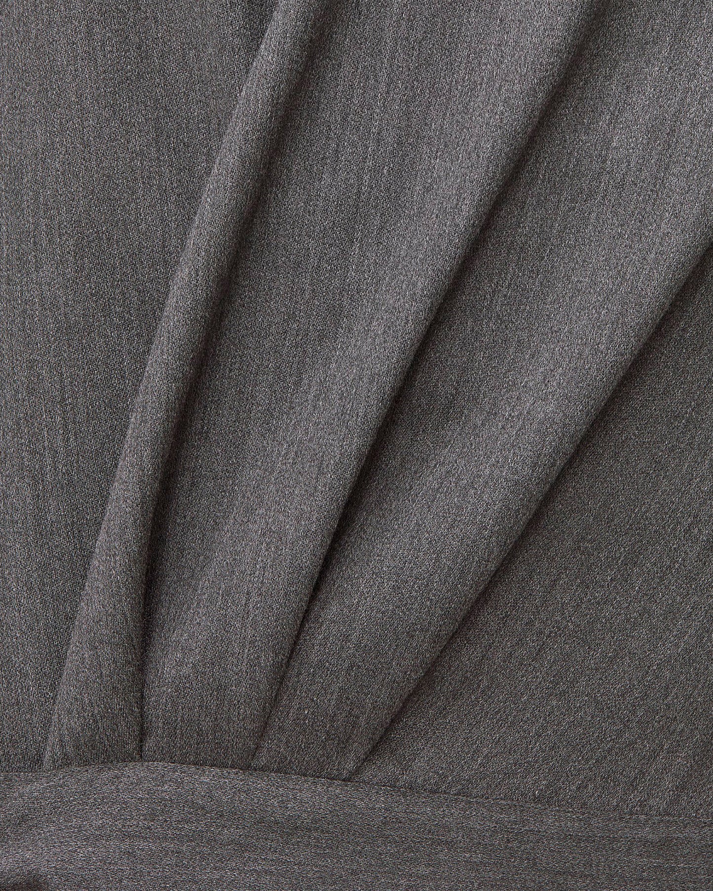 Dior Draped Shirt Anthracite Gray Virgin Wool Twill