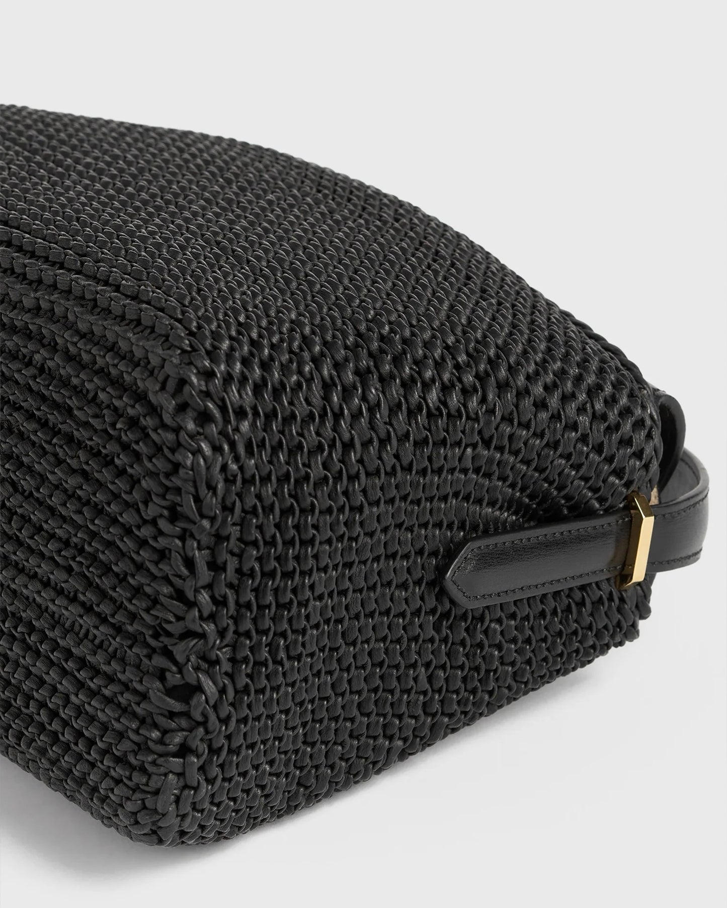 Toteme T-Lock Leather Black