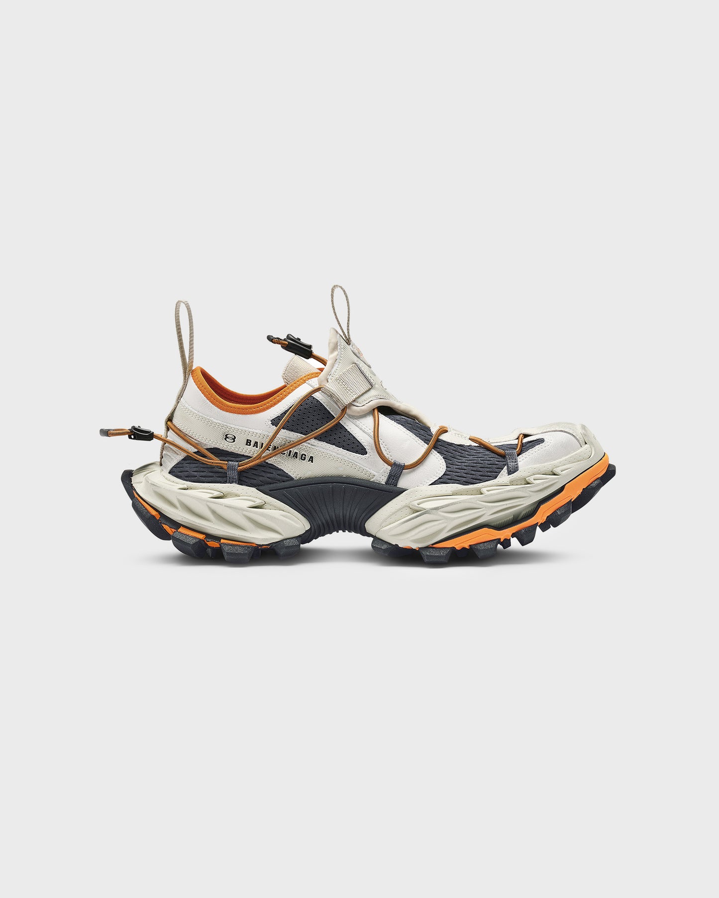 Balenciaga Hike Sneaker In Beige/Orange