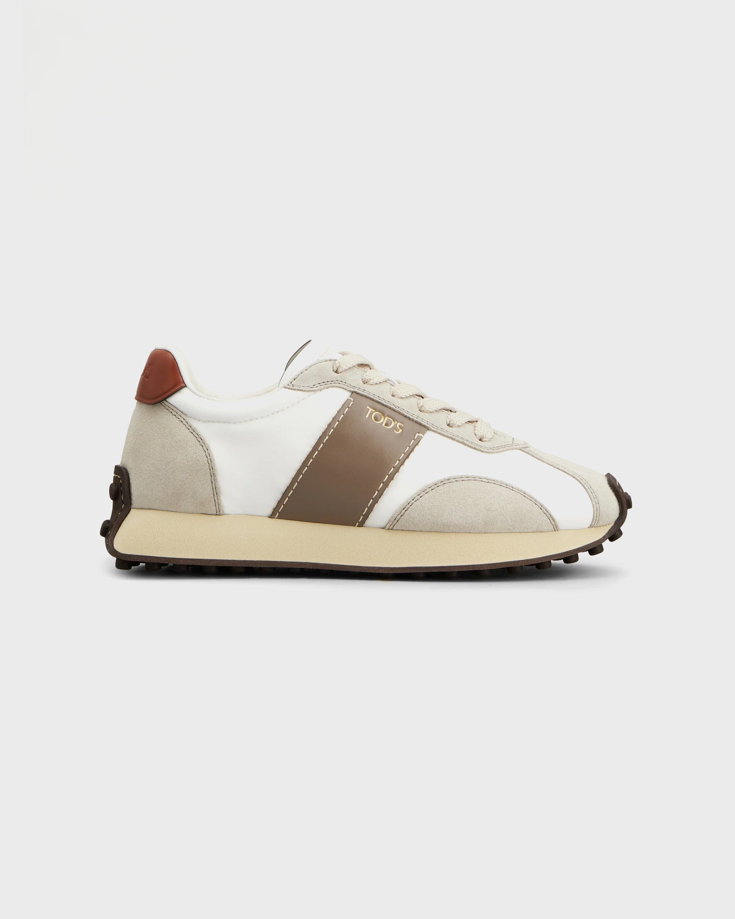 Tod's T Vintage Beige Brown White
