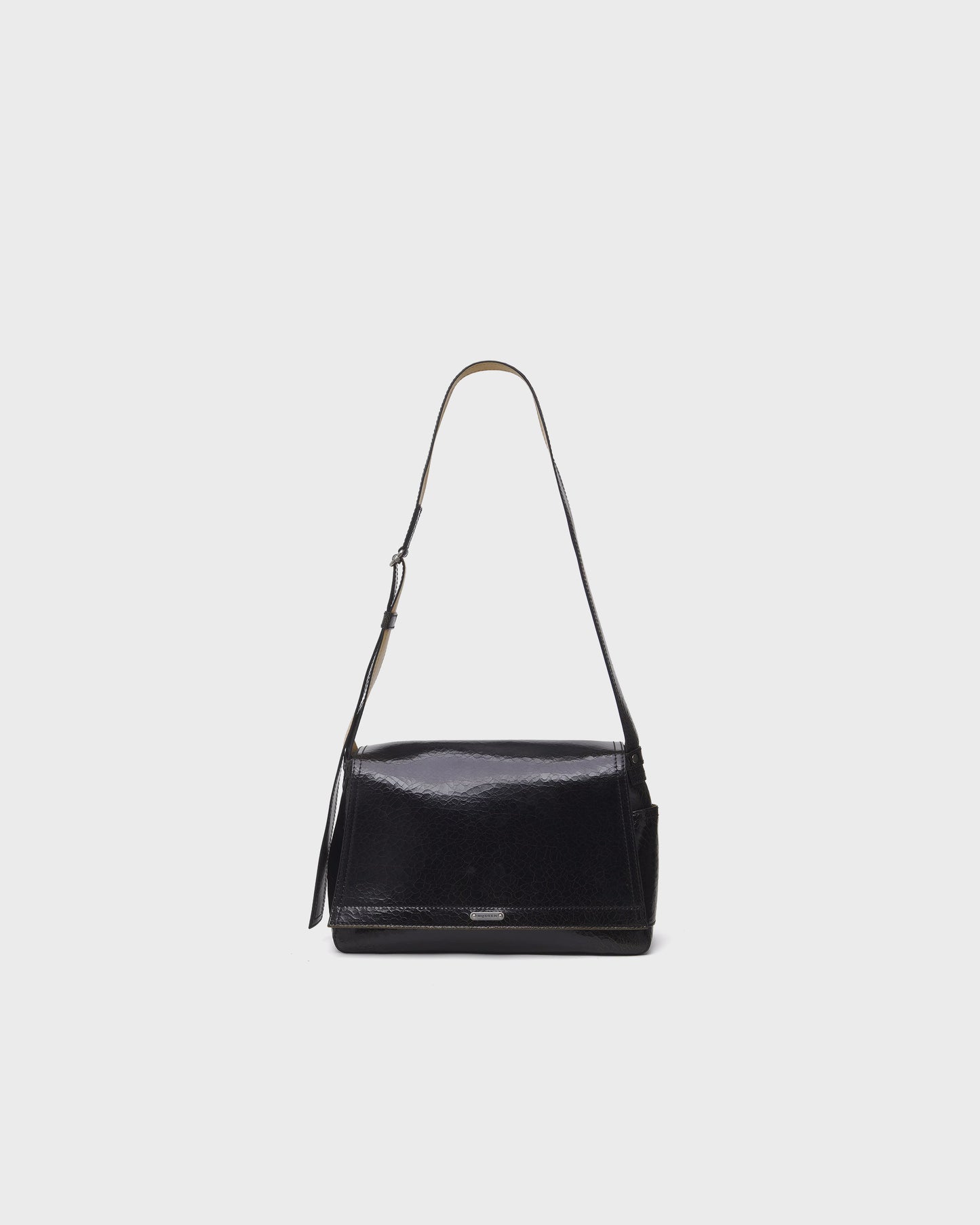 Alexander McQueen Slouch Bag in Black/Сaramel