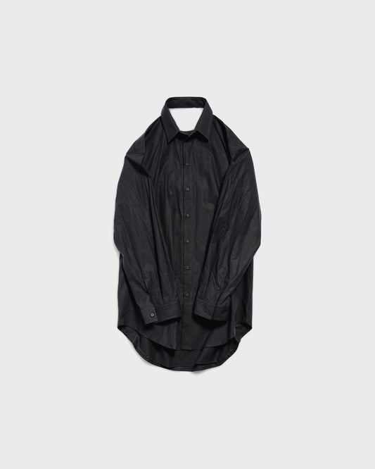 Balenciaga Suspended Shirt Dress Black