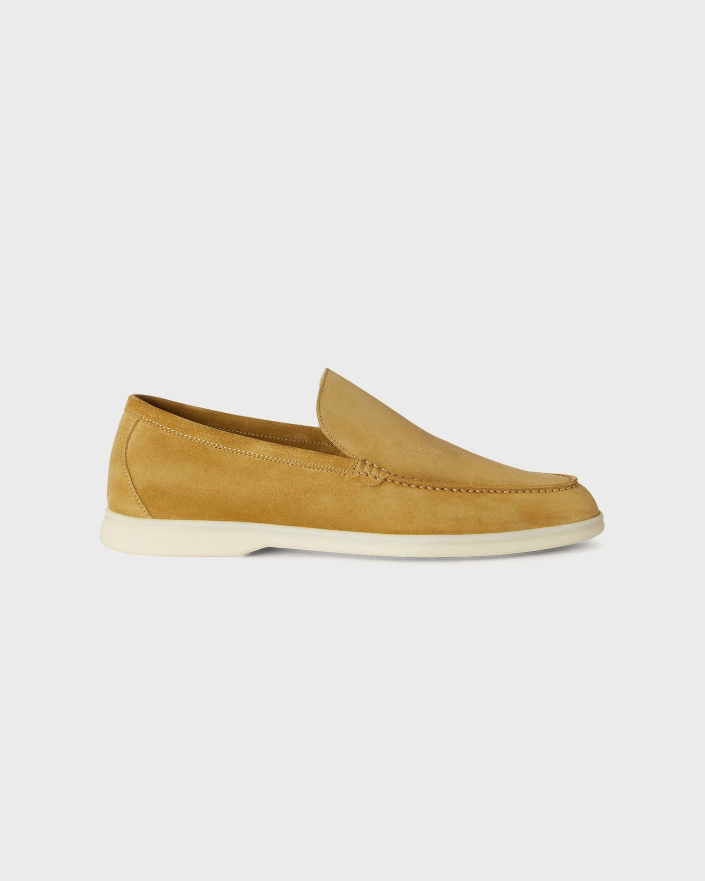 Loro Piana Summer Walk Loafers Dijon Mustard Yellow