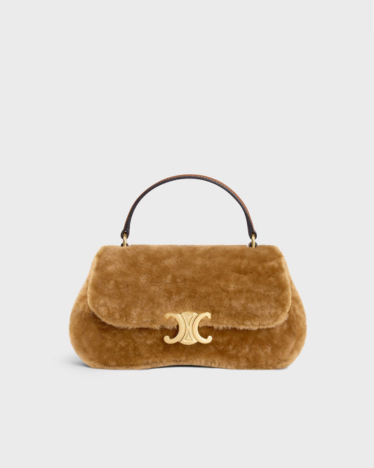 Celine Teen Celine Lola In Shearling And Calfskin