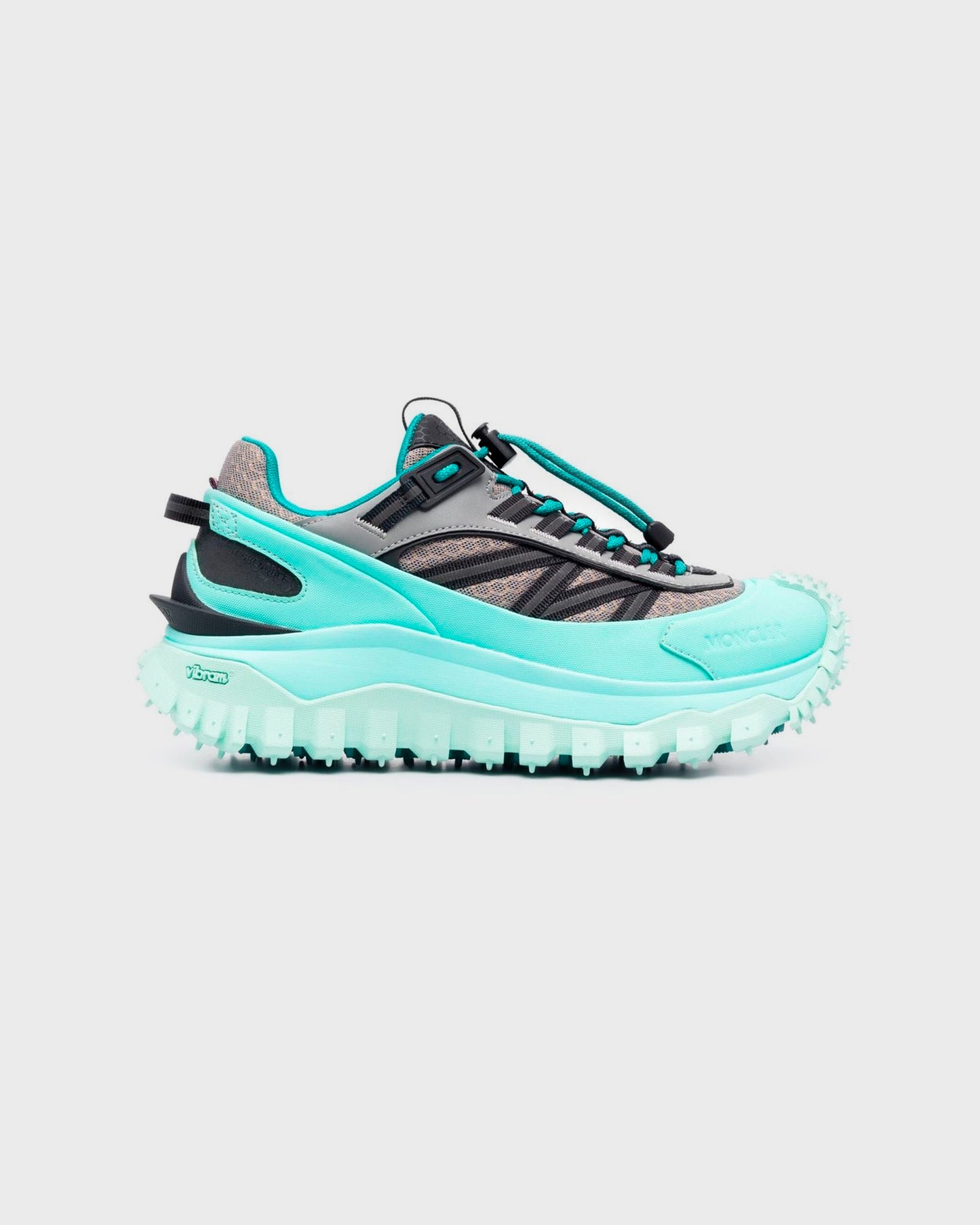 Moncler Trailgrip Low Aqua Grey