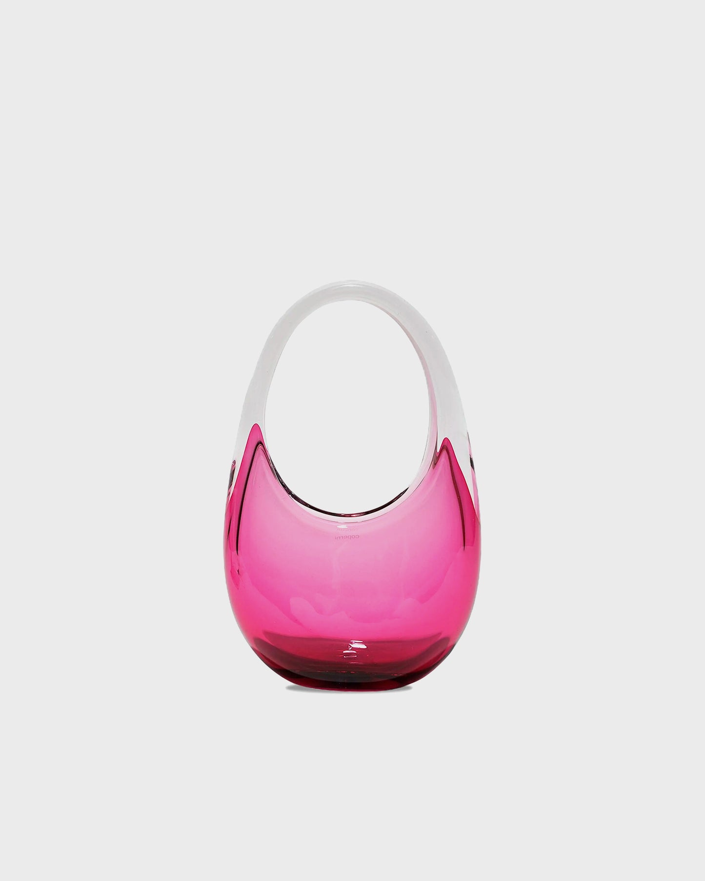 Coperni Glass Mini Swipe Object Bag Pink