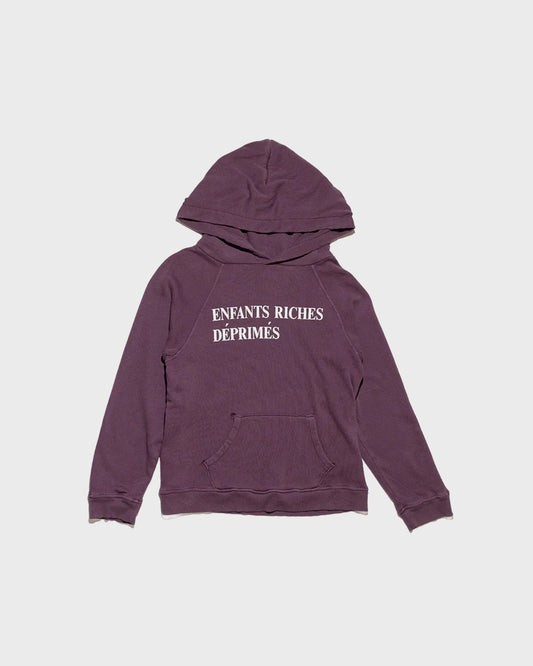 Enfants Riches Déprimés Classic Logo Shrunken Hoodie Mud Red