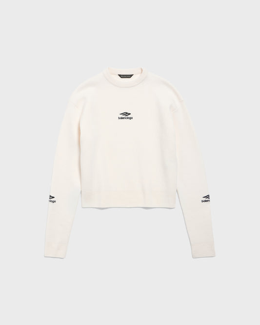 Balenciaga Ski Crewneck White