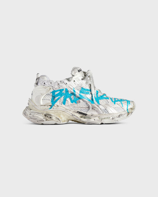 Balenciaga Runner Graffiti White Blue