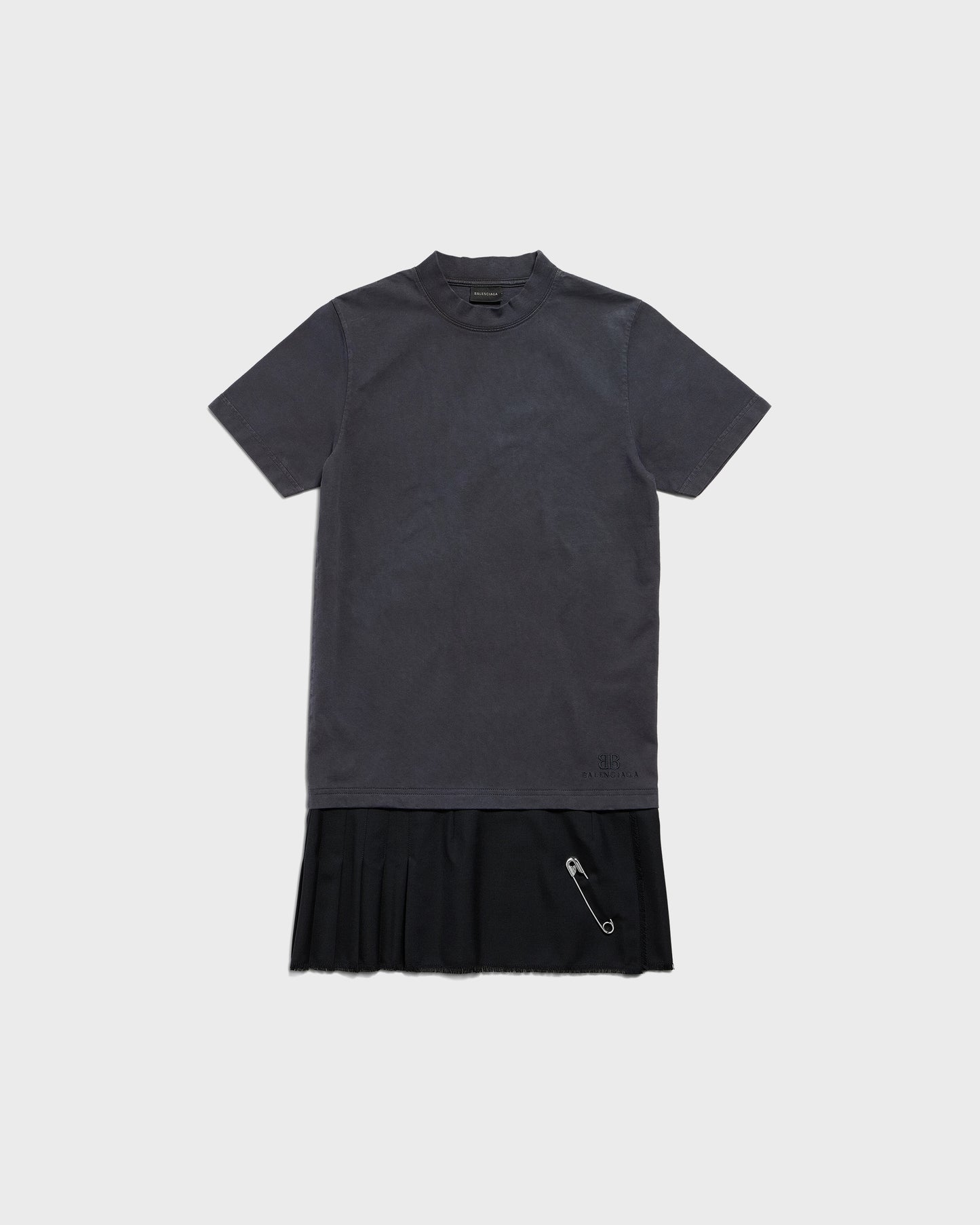 Balenciaga Layered T-shirt Dress Black