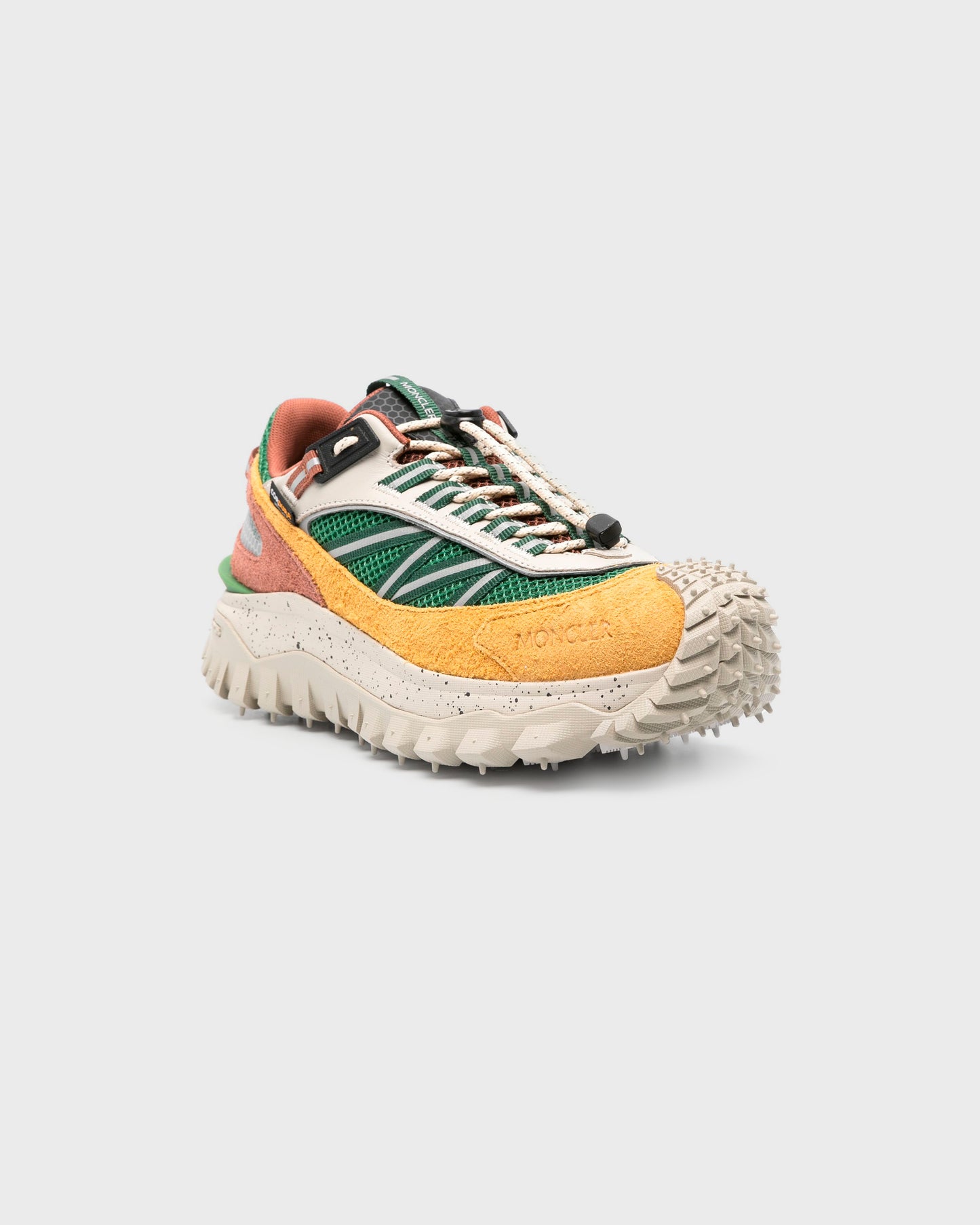 Moncler Trailgrip Low Green Yellow Multi Color