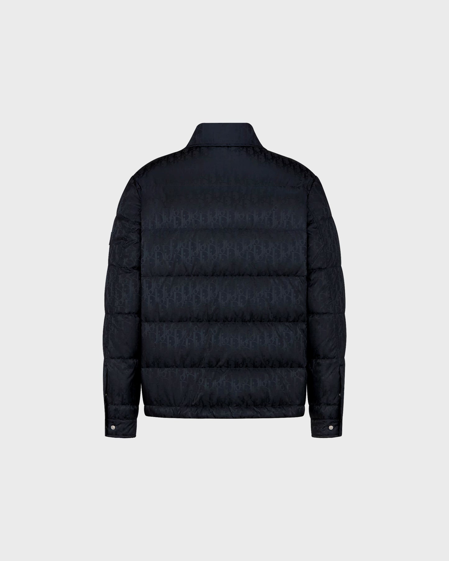 Dior Oblique Quilted Jacket Black Technical Jacquard