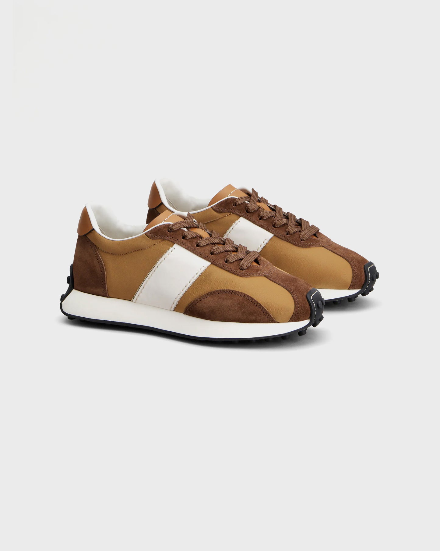 Tod's T Vintage Brown Beige White