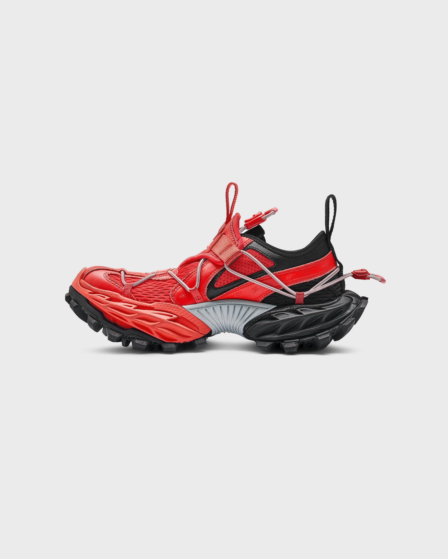 Balenciaga Hike Sneaker In Red Black