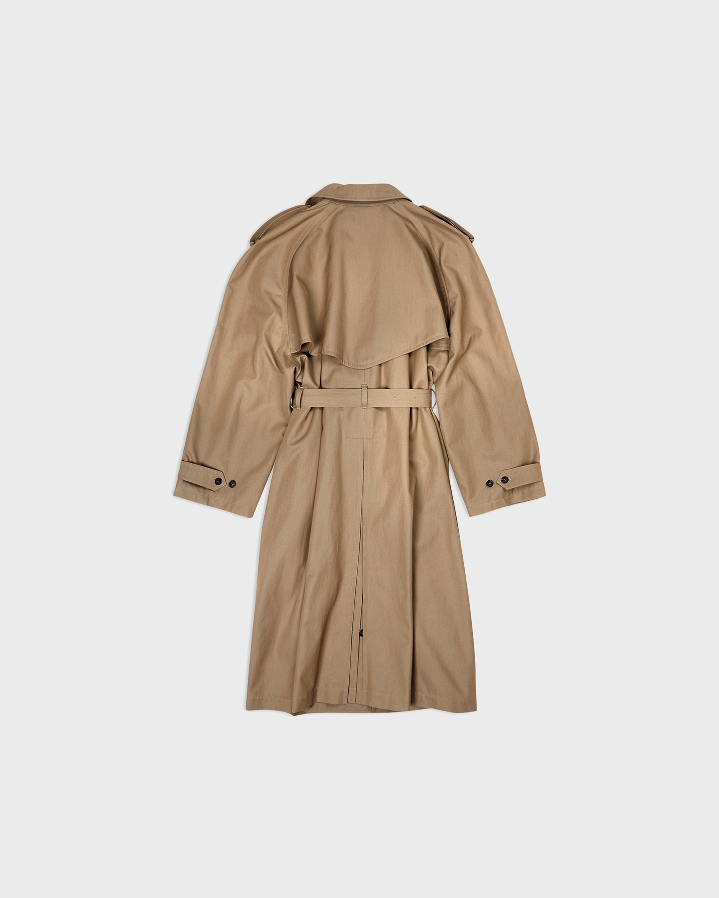 Balenciaga Oversized Trench Coat Beige