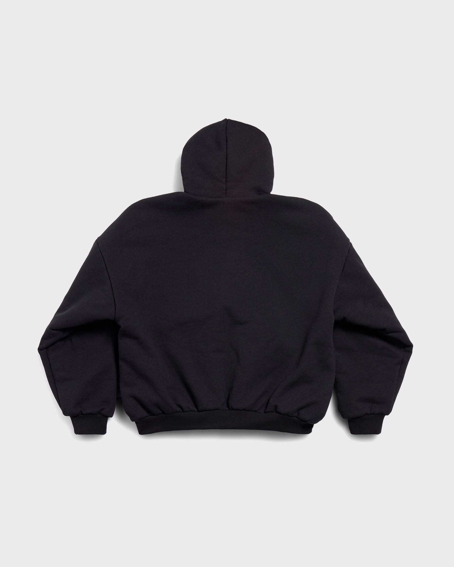 Balenciaga 3b Sports Icon Outerwear Zip-up Hoodie Black