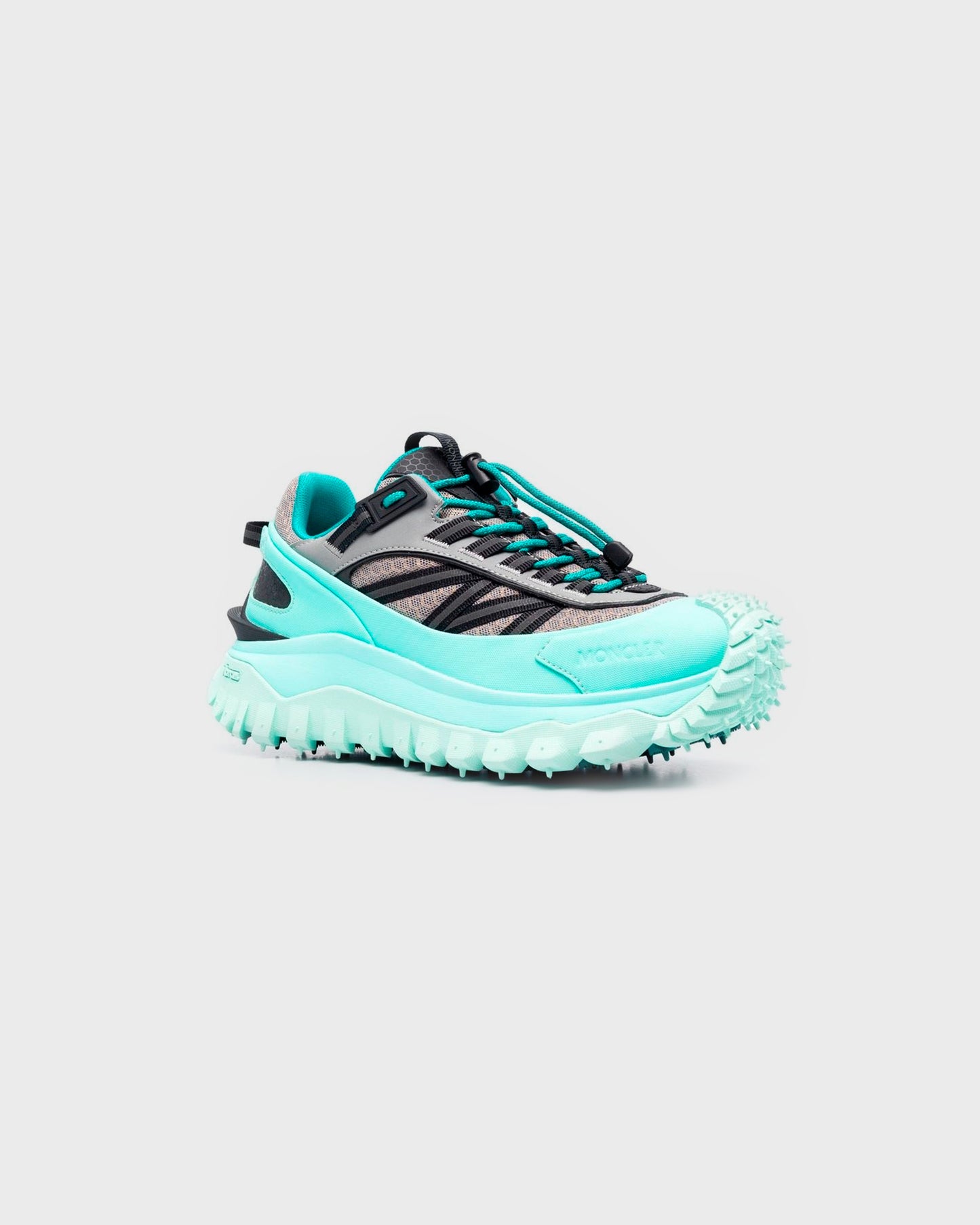 Moncler Trailgrip Low Aqua Grey