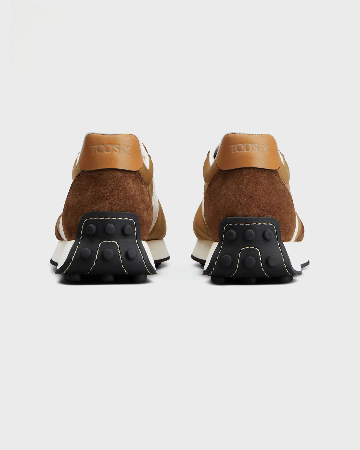 Tod's T Vintage Brown Beige White