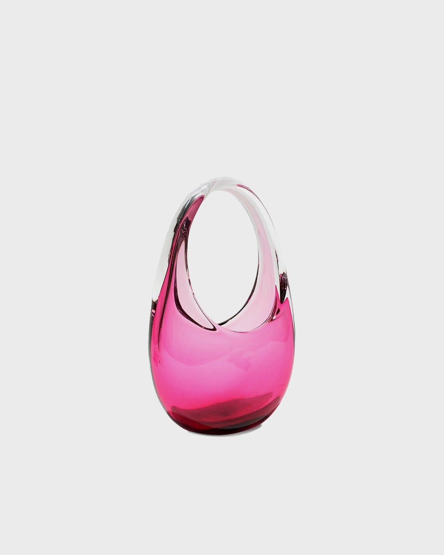 Coperni Glass Mini Swipe Object Bag Pink