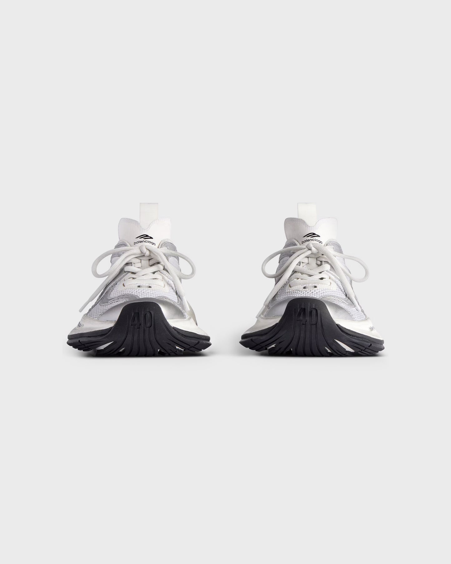 Balenciaga Circuit Worn Out White Silver