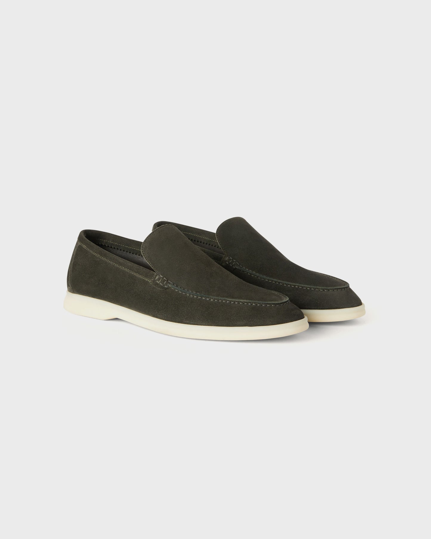 Loro Piana Summer Walk Loafers Mimetico