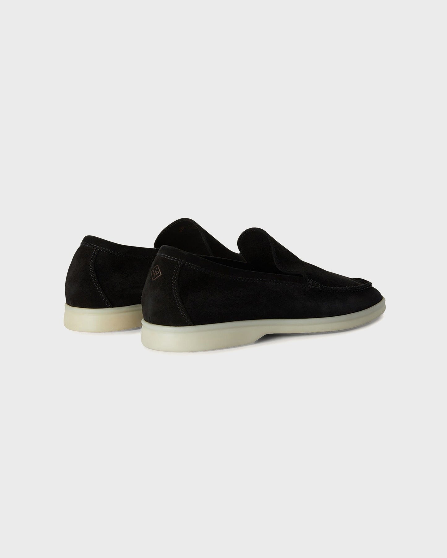 Loro Piana Summer Walk Loafers Black