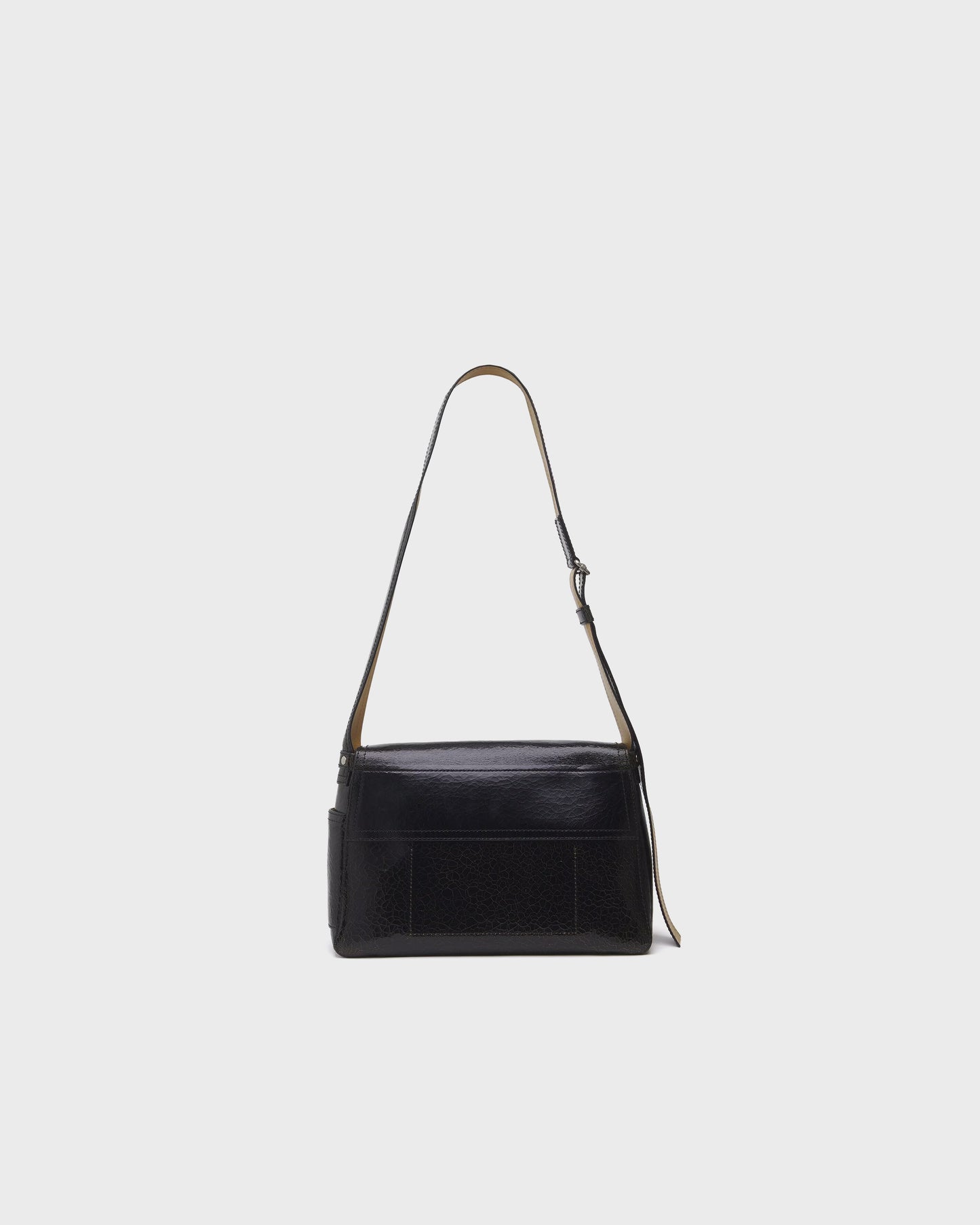 Alexander McQueen Slouch Bag in Black/Сaramel