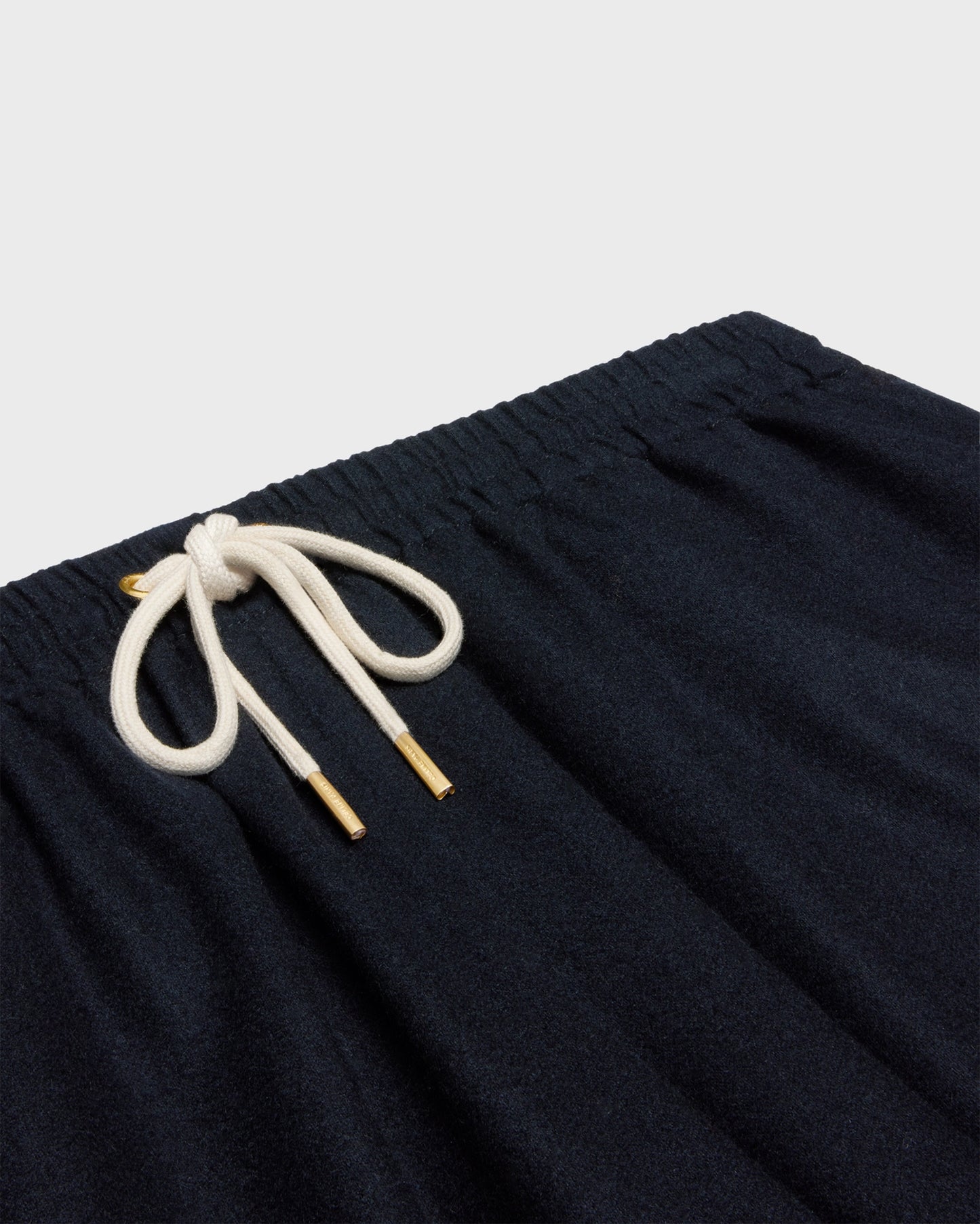 Celine Straight Jogging Pants In Cashmere Flannel Navy