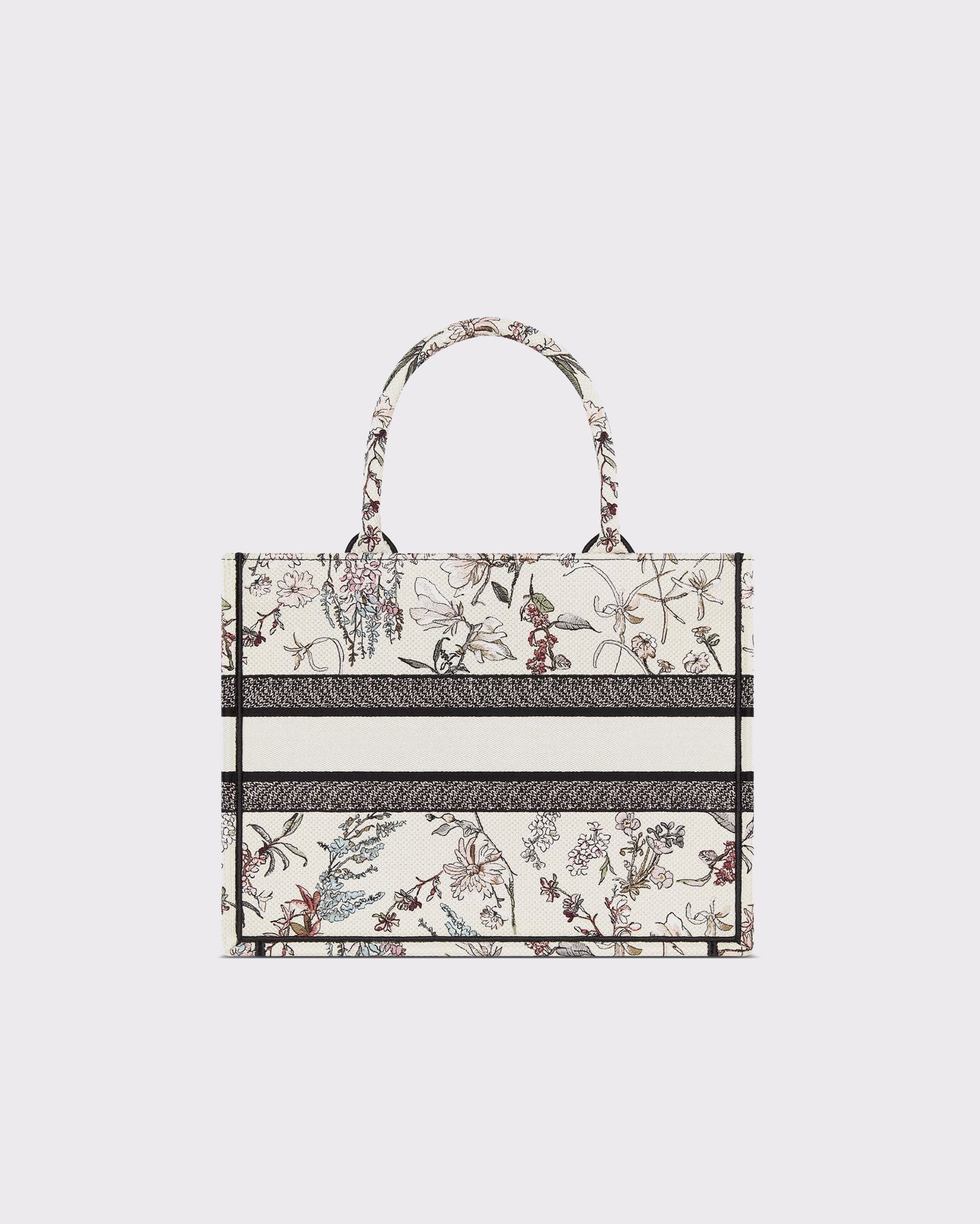 Dior Book Tote Medium Beige Millefiori Embroidery