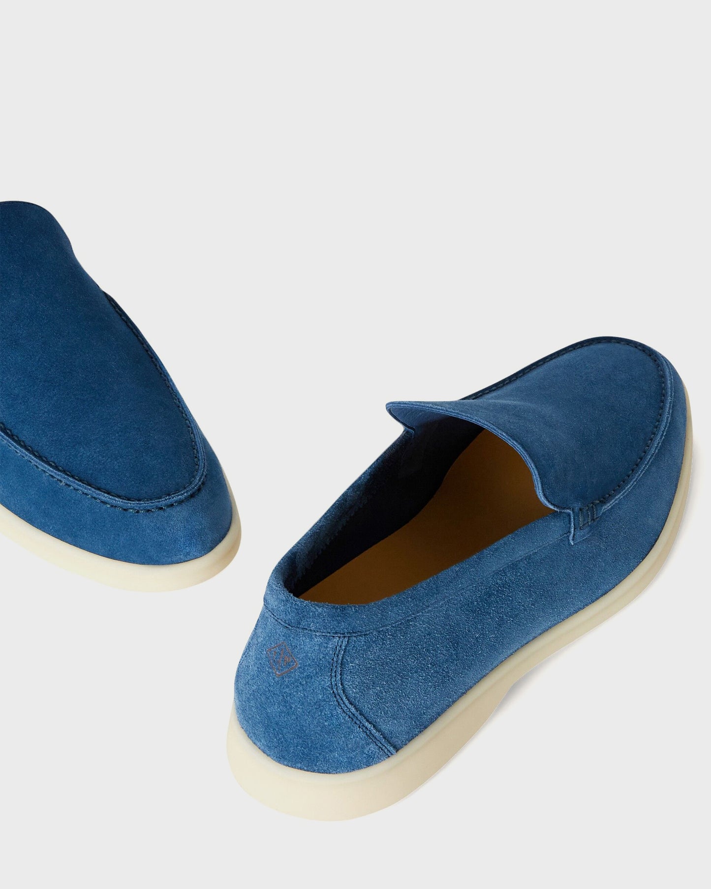 Loro Piana Summer Walk Loafers Cobalt Ink