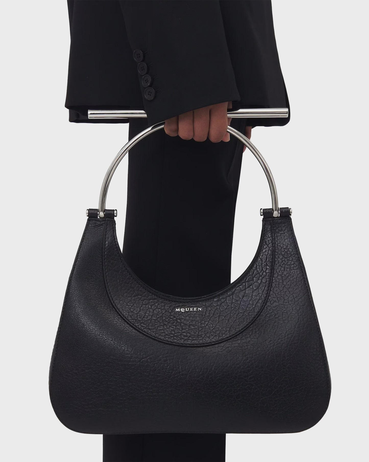 Alexander McQueen T-bar Bag in Black