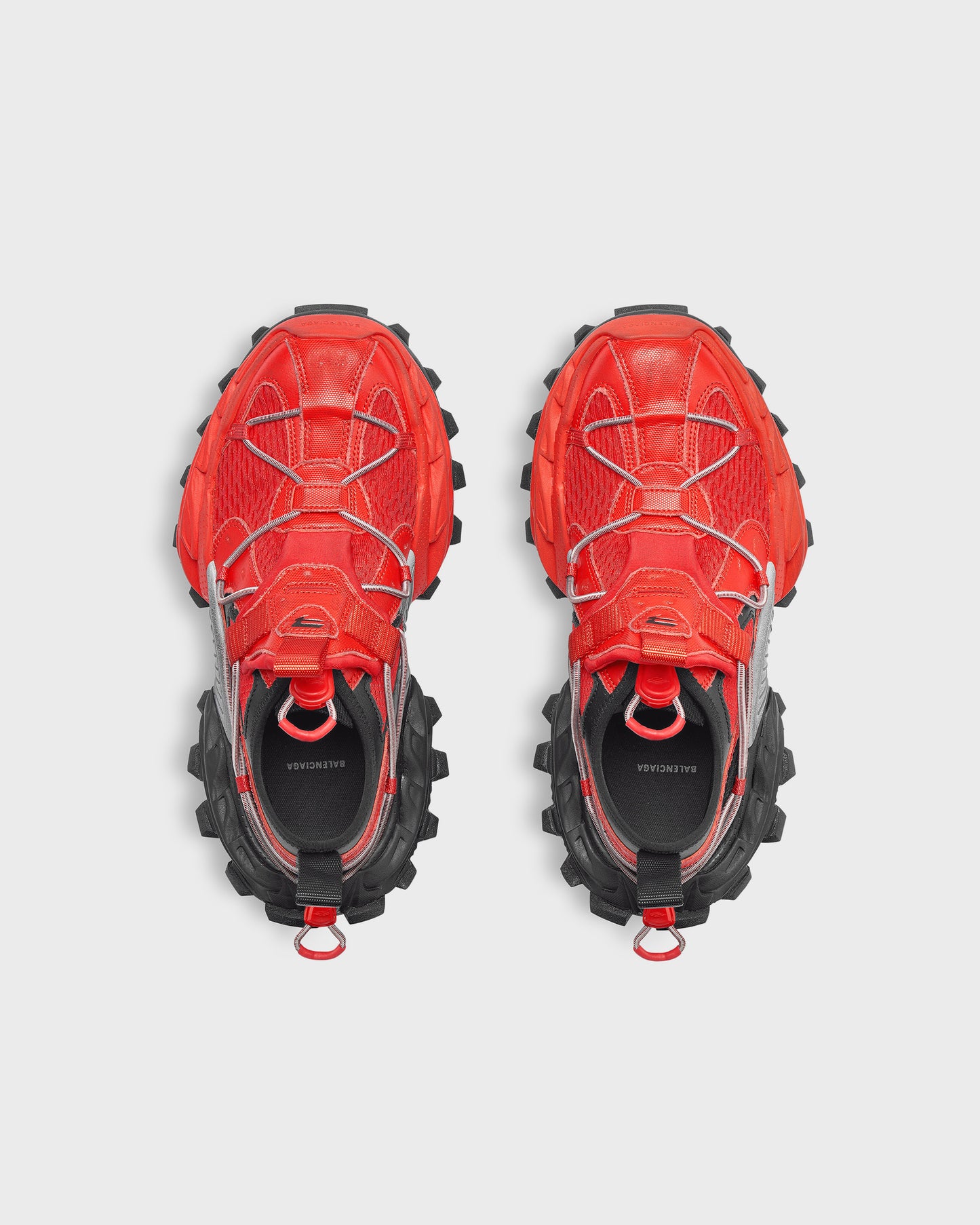 Balenciaga Hike Sneaker In Red Black