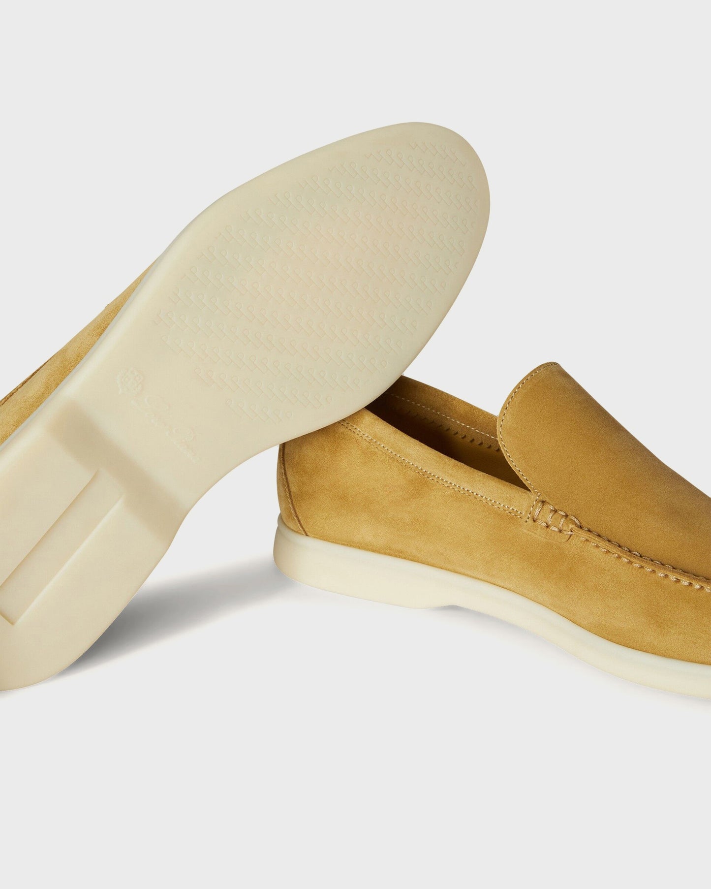 Loro Piana Summer Walk Loafers Dijon Mustard Yellow