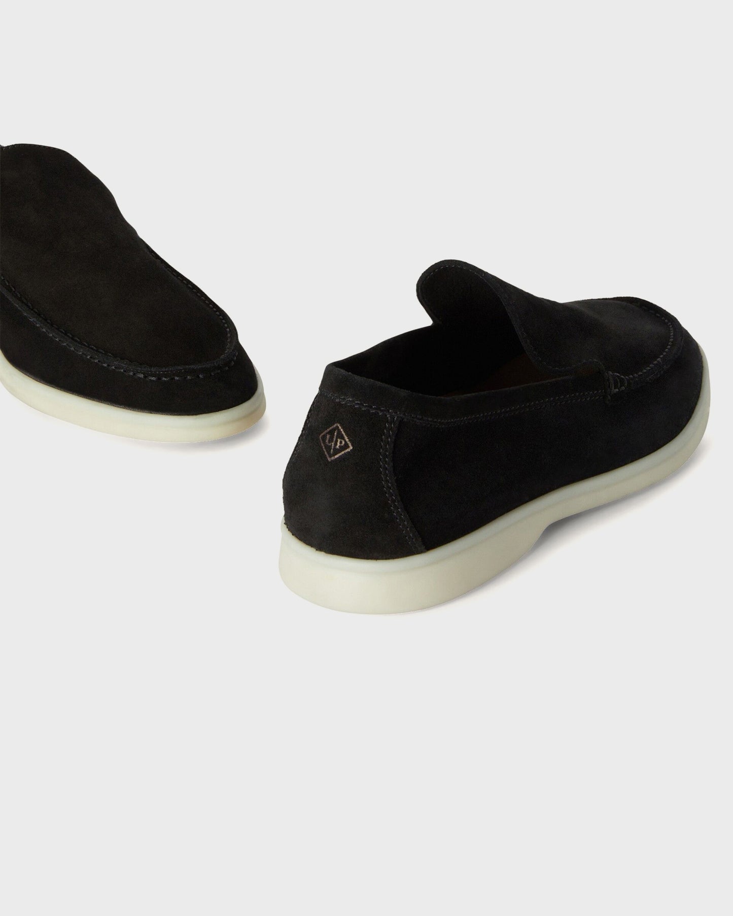 Loro Piana Summer Walk Loafers Black