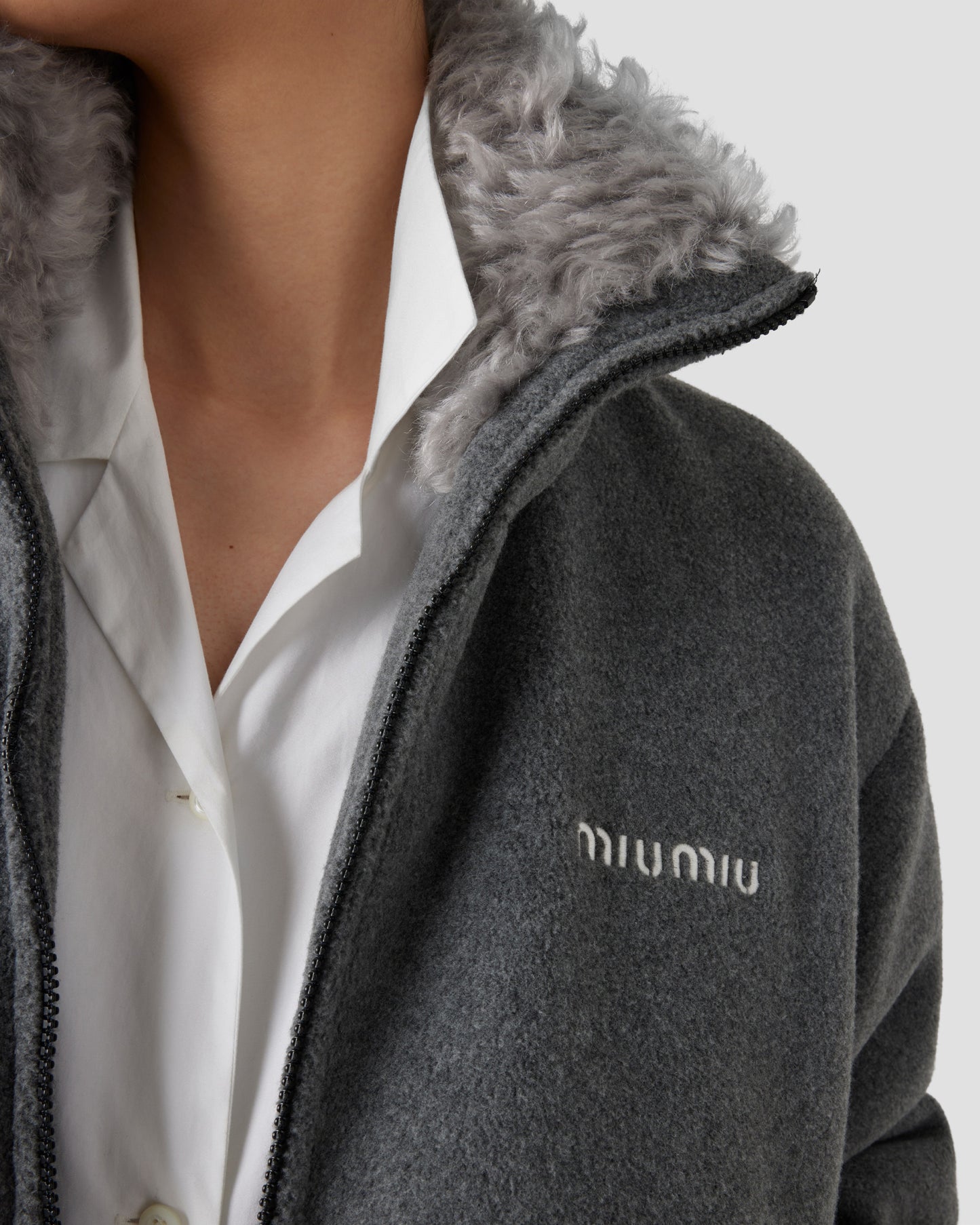 Miu Miu Fleece Down Jacket