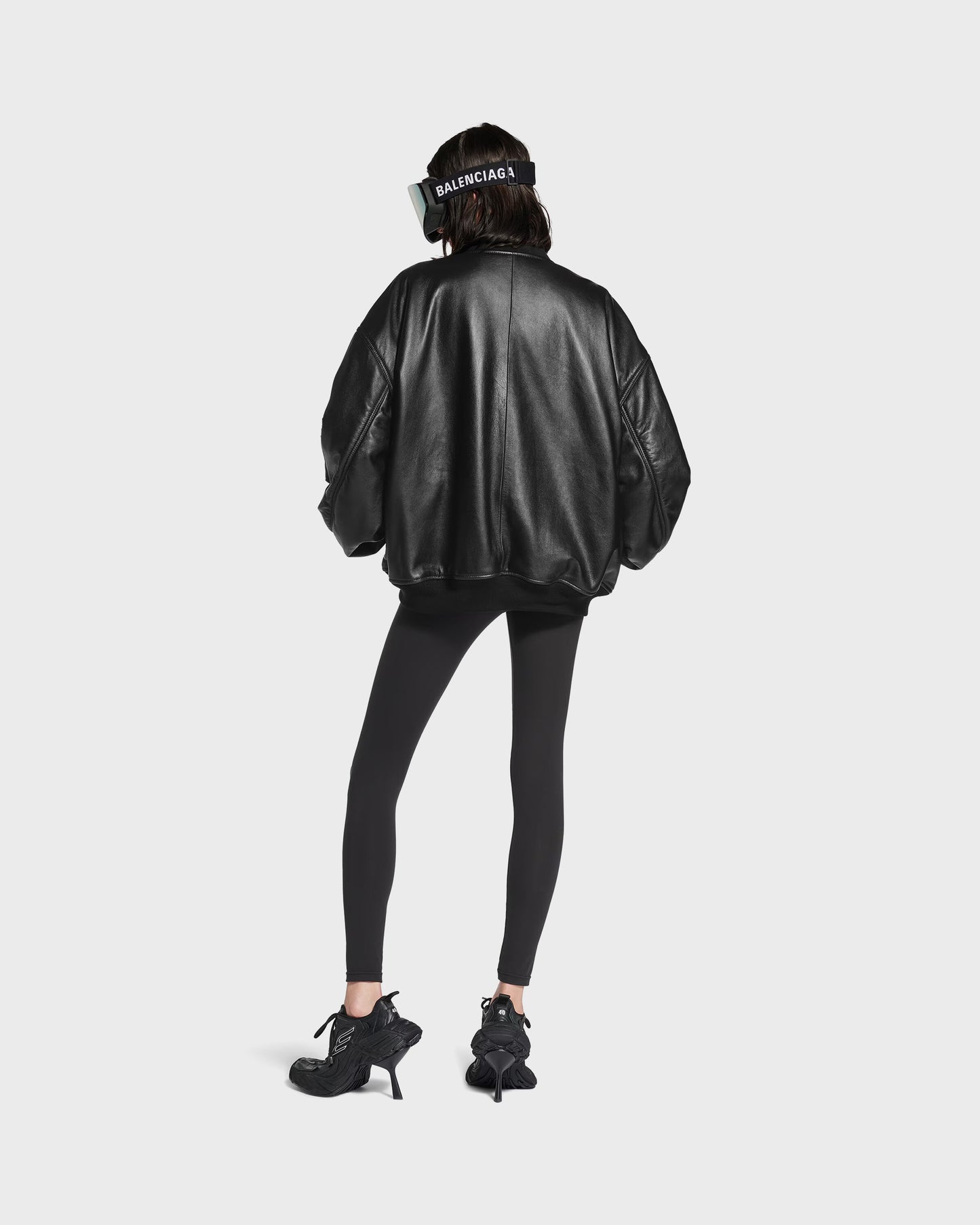 Balenciaga x Automobili Lamborghini Oversized Bomber Black